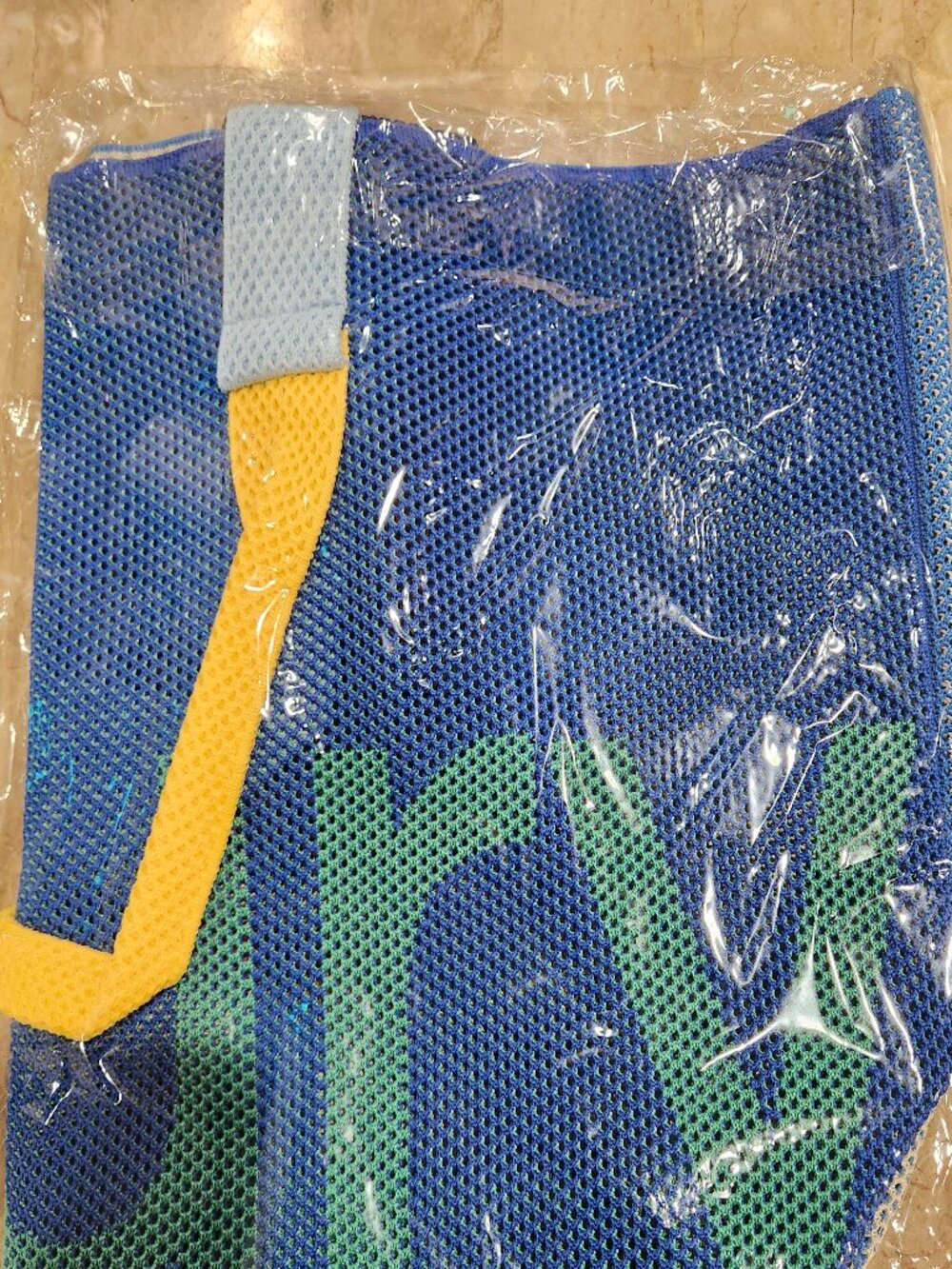 Sean Brown Curves Perforated Knit Tote (Monét) no key chain